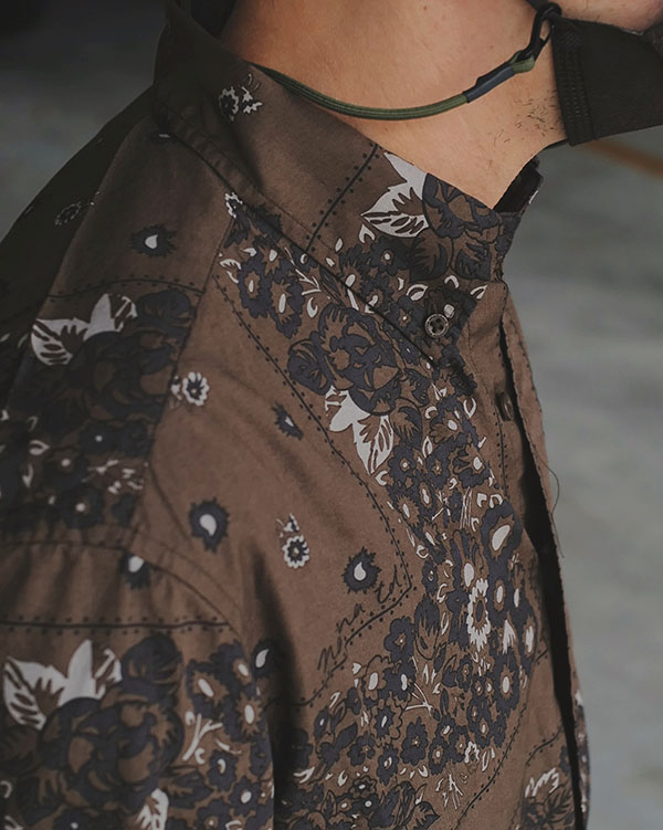 nonnative】 ようやく届いた<NOMA t.d.>のバンダナ柄ボタン nonnative】 ようやく届いた<NOMA t.d.>のバンダナ柄ボタン