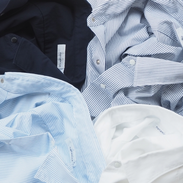 nanamica】Regular Collar Wind Shirt . ナナミカのシャツ、その