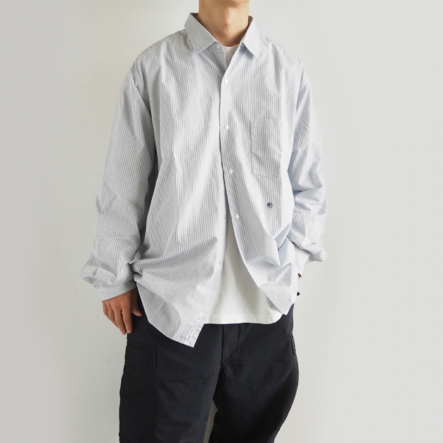 nanamica】Regular Collar Wind Shirt . ナナミカのシャツ、その
