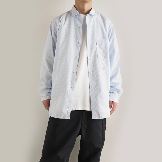 nanamica】Regular Collar Wind Shirt . ナナミカのシャツ、その2