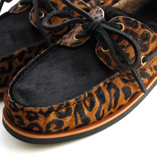 Timberland× WackoMariaワコマリアレオパードデッキ27.5 ティンバーランド×ワコマリア初コラボ、“レオパード柄”ハラコの