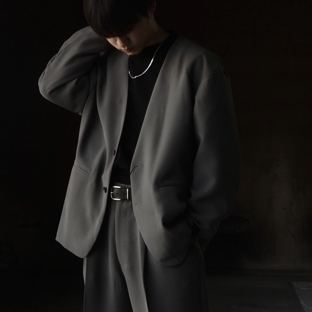 【N.HOOLYWOOD】 – Collarless Jacket –