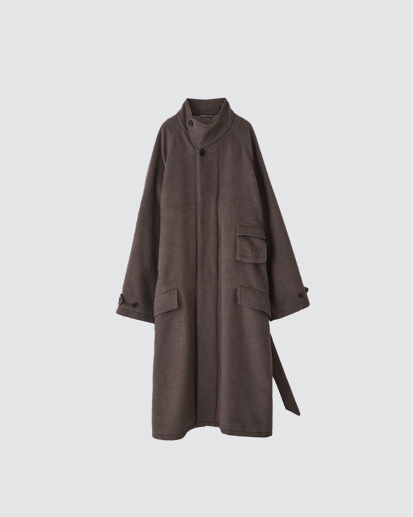 YOKE コットン ヤク スタンドカラーコート YOKE/ ヨーク】DESERT STORM OVERCOAT オーバーサイズスタンド