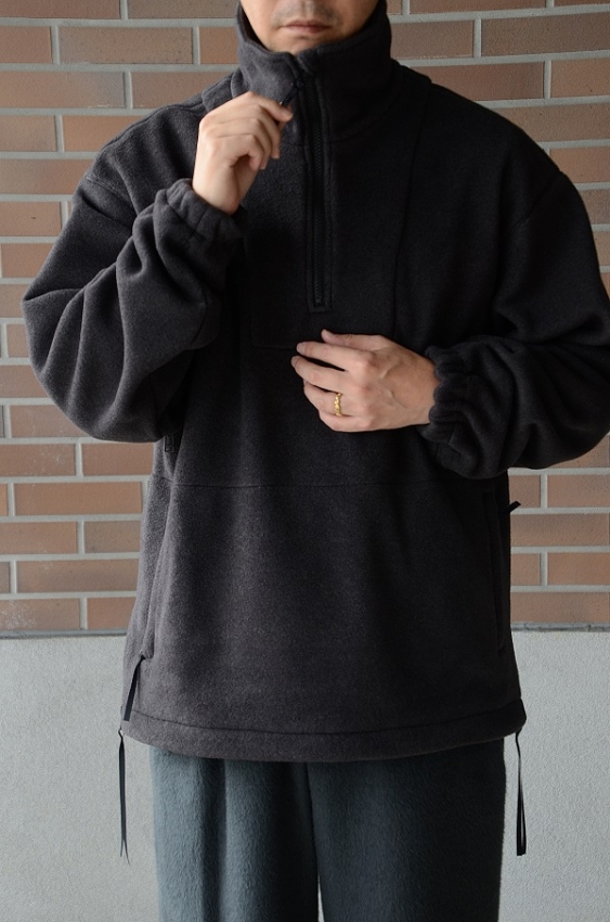 YOKE ヨーク コットンヤク シャツブルゾン シャツ アウター YOKE(ヨーク) WOOL HIGH DENSITY GABARDINE FRONT ZIP SHIRT
