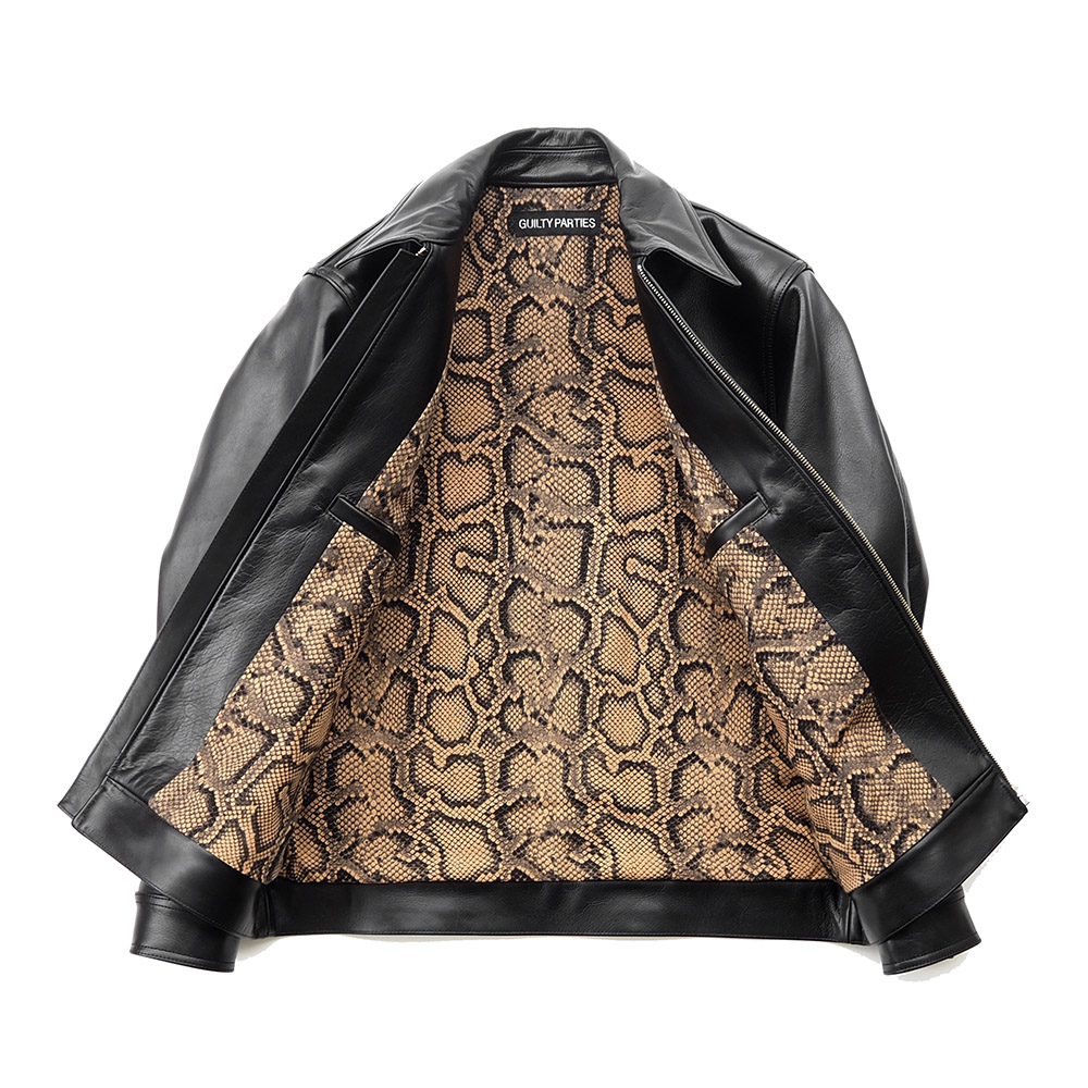 WACKO MARIA】- SINGLE RIDERS LEATHER JACKET – | CIENTO BLOG