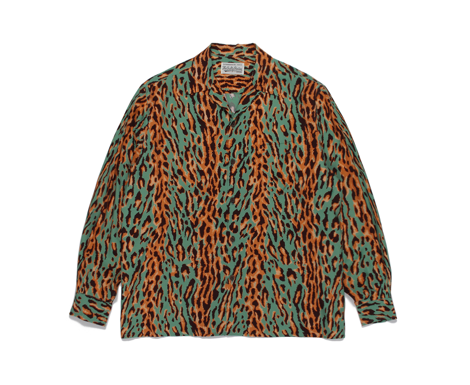 WACKO MARIA LEOPARD HAWAIIAN SHIRT ワコマリア レオパード ハワイアンシャツ 長袖 正規取扱店 公式通販 送料無料