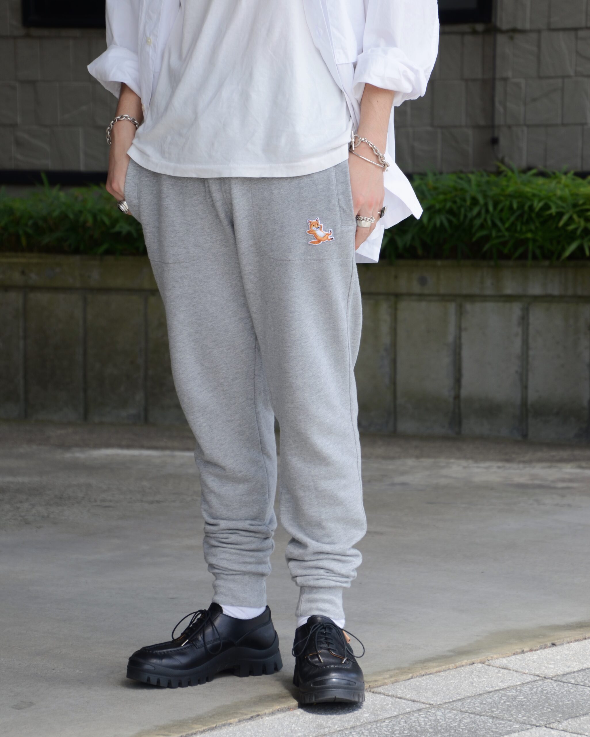 maison kitsune スウェットパンツ MAISON KITSUNE メゾンキツネ スウェットパンツ BOLD FOX HEAD