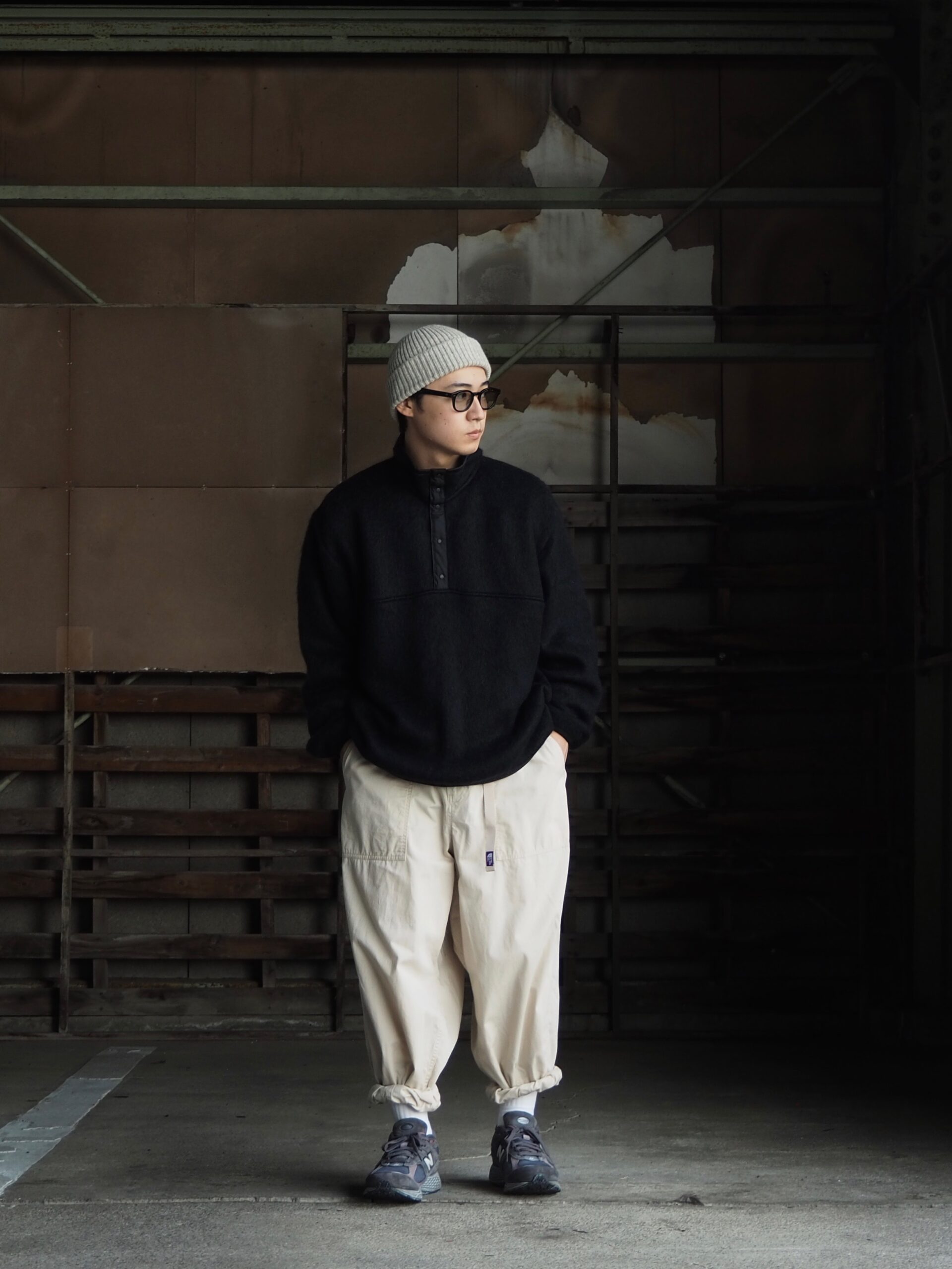 nanamica】- Pullover Sweater・Crew Neck L/S Thermal Tee – | CIENTO