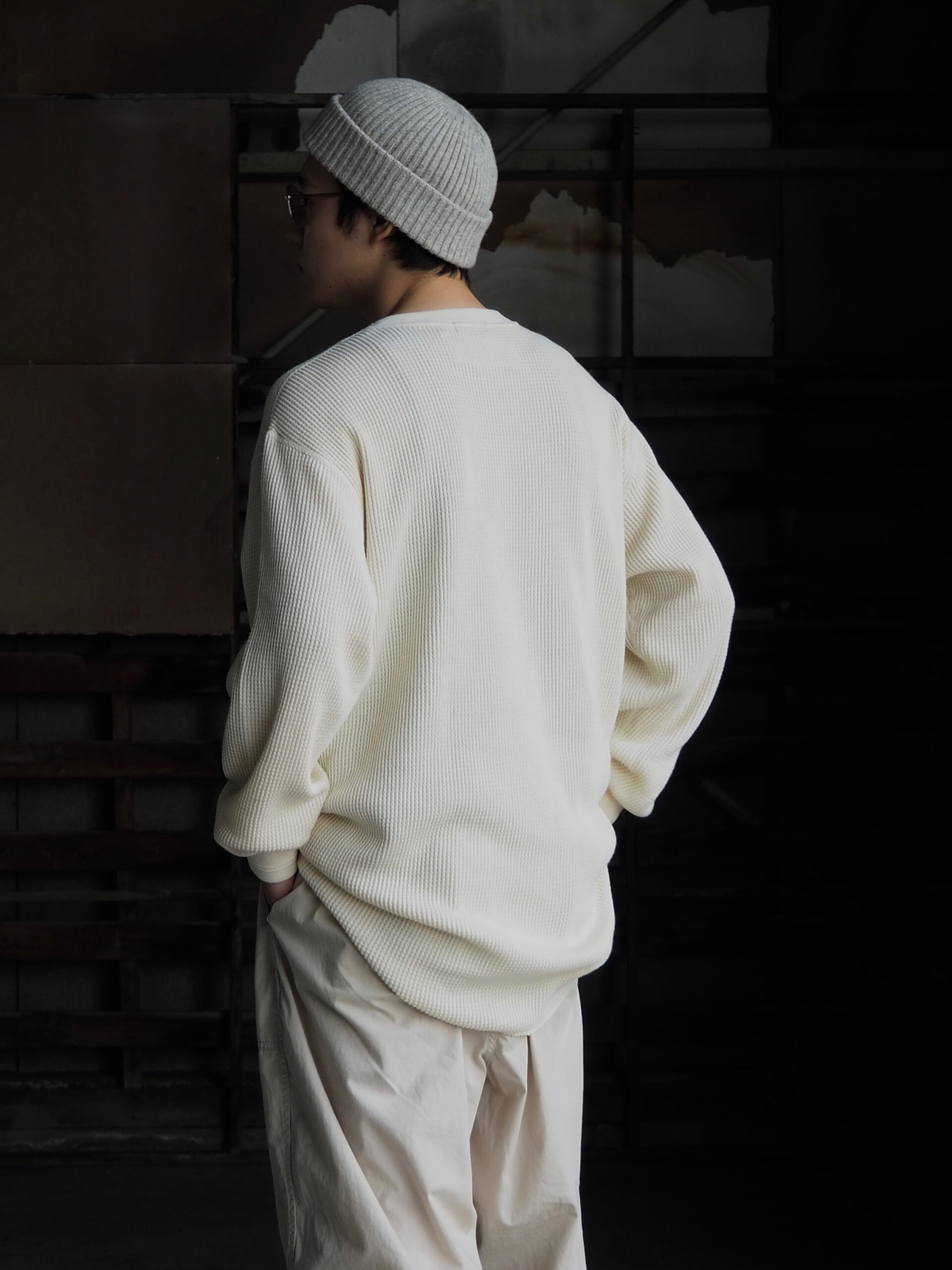 nanamica】- Pullover Sweater・Crew Neck L/S Thermal Tee – | CIENTO