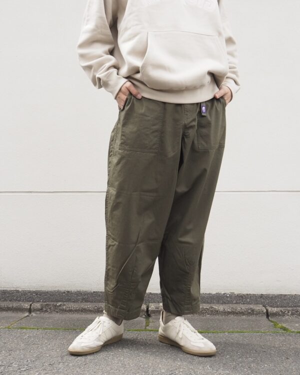 ノースフェイス パープルレーベル リップストップワイドクロップド