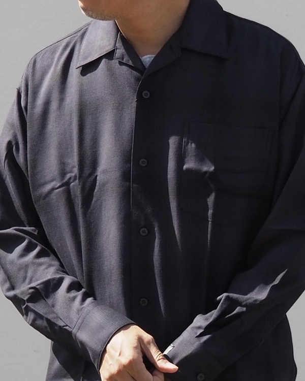 N.HOOLYWOOD 22FW NEW ARRIVAL “OPEN COLLAR SHIRT” (2222-SH06