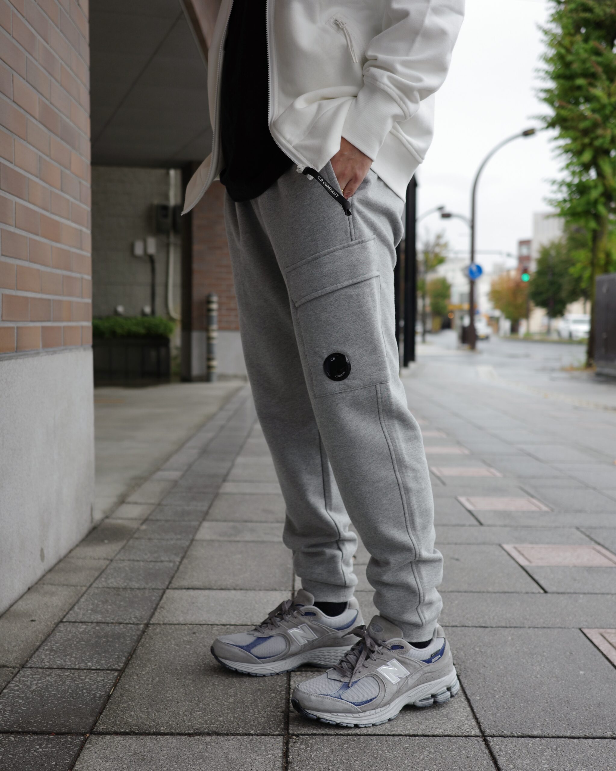 C.P. Company DIAGONAL RAISED FLEECE TRACK PANTS スウェットパンツ 正規取扱店 公式通販 送料無料