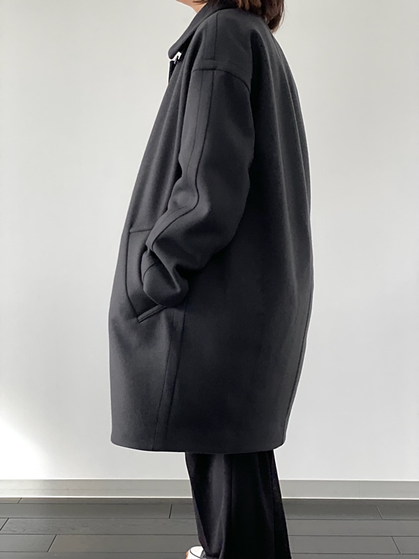 CINOH」“BONDING MELTON COAT” & “ALPACA RAGLAN BOTTE NECK KNIT