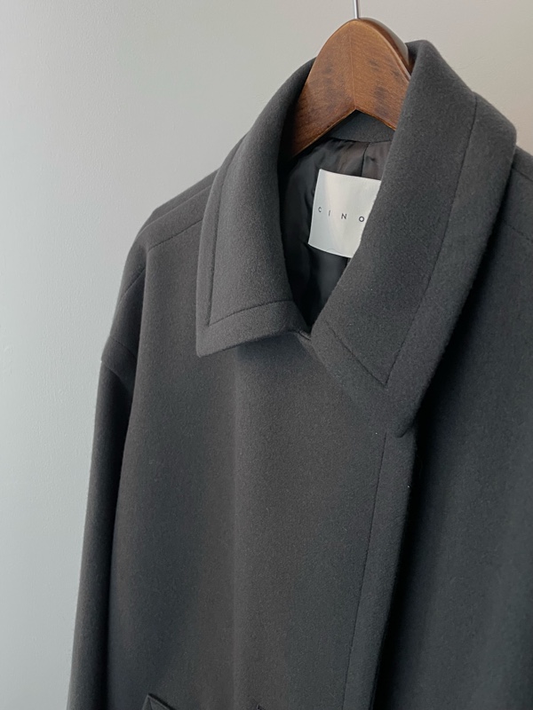 CINOH」“BONDING MELTON COAT” & “ALPACA RAGLAN BOTTE NECK KNIT