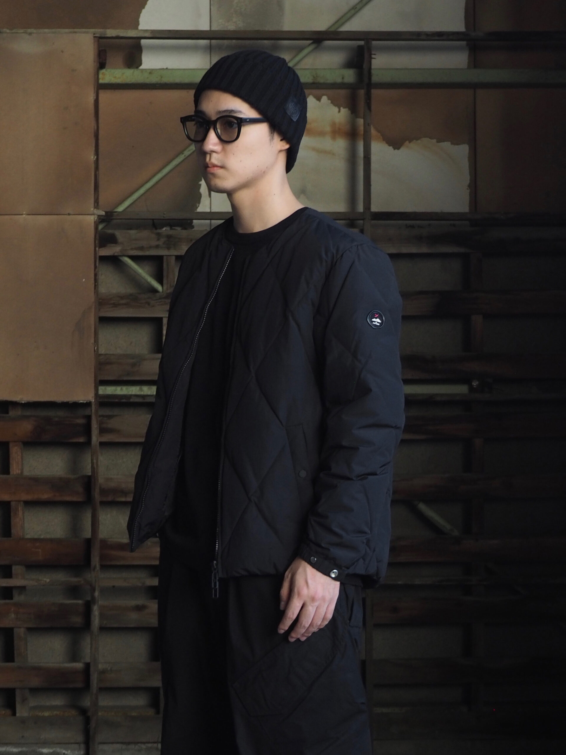 Y(dot)BY NORDISK】- QUILTING SHIRT COAT・COLLARLESS DOWN JACKET 