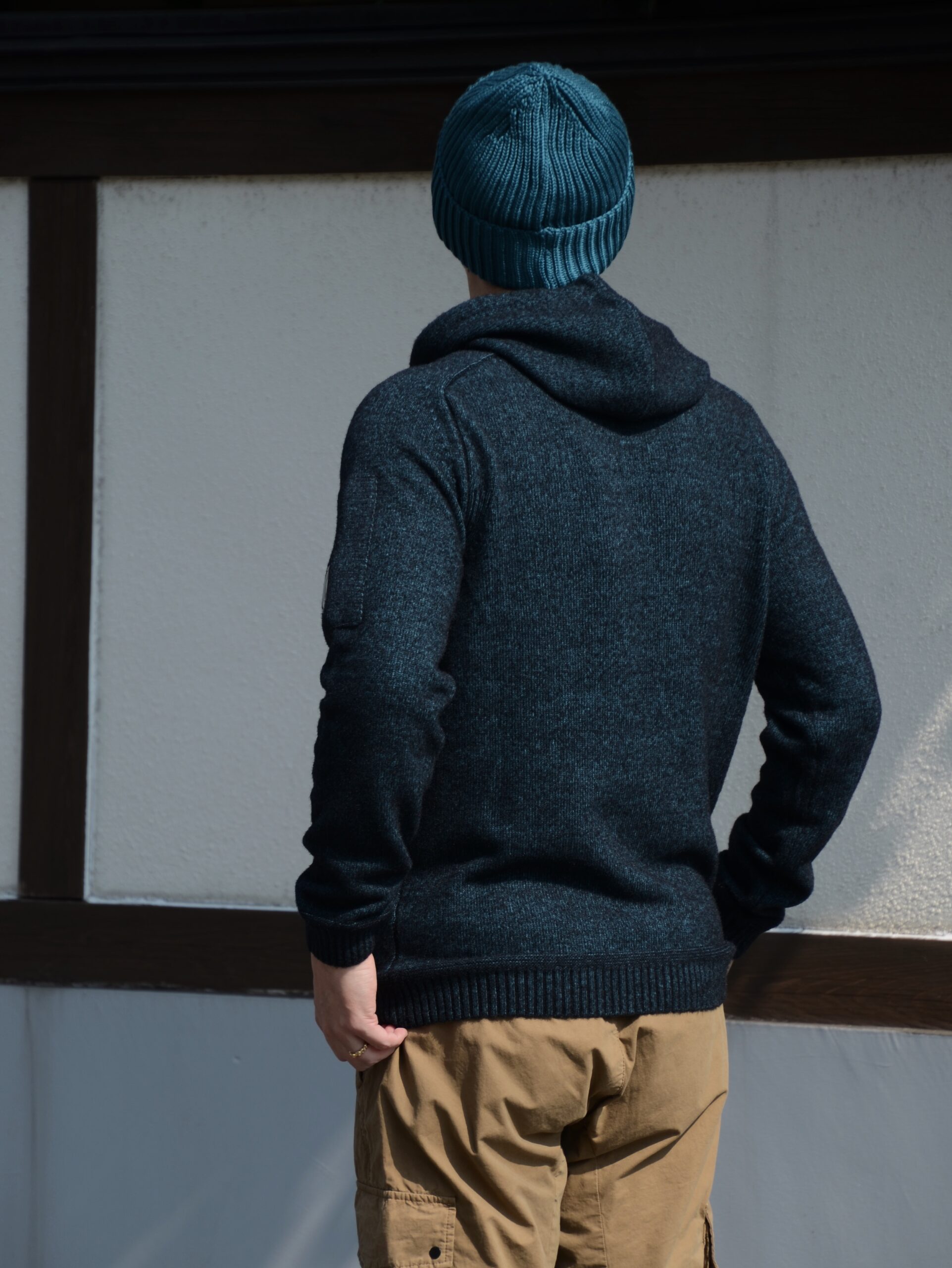 C.P. COMPANY FLEECE KNIT HOODIE シーピーカンパニー フリースニットフーディ 正規取扱店 公式通販 送料無料