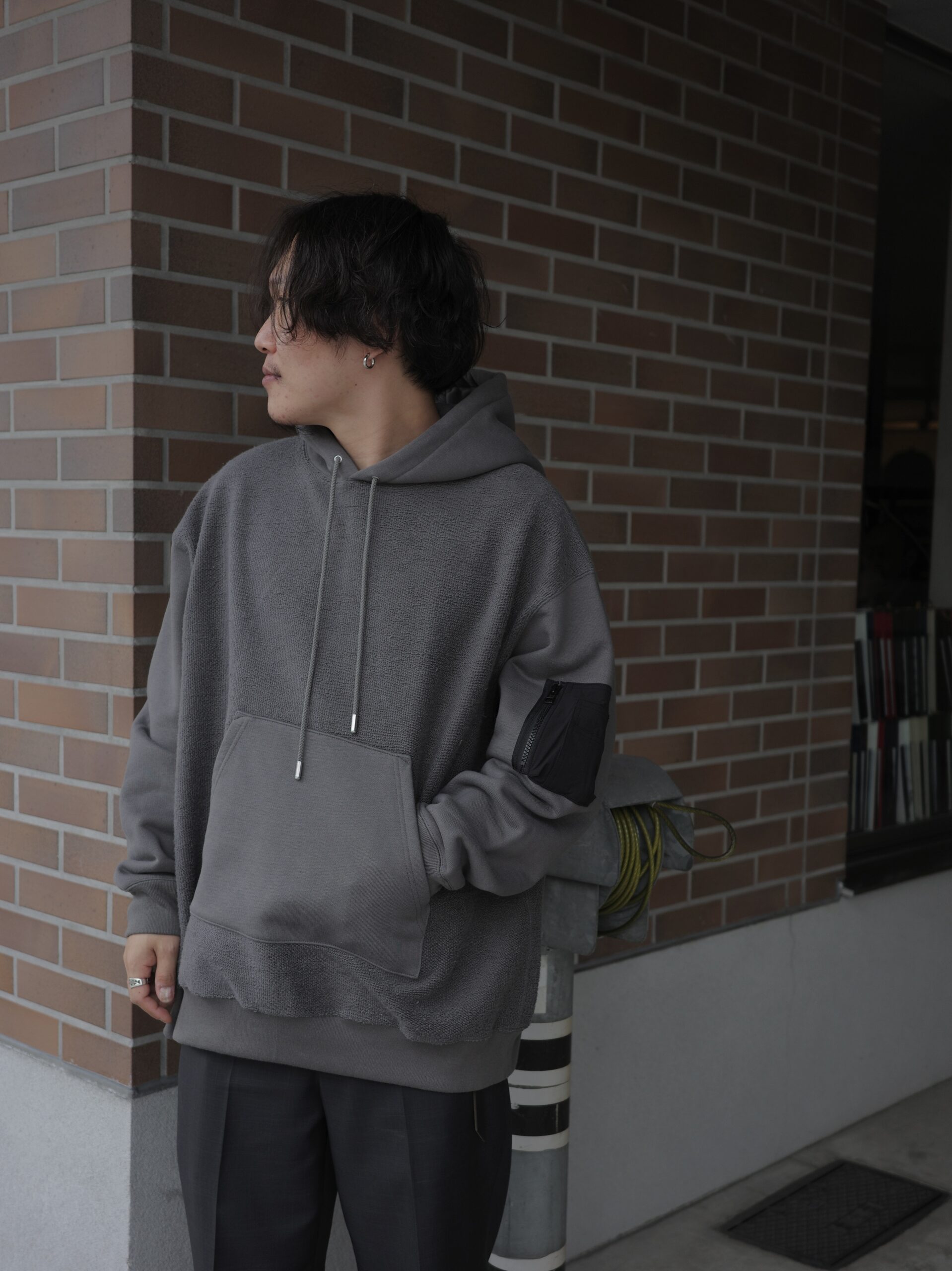 Name. OUT POCKET SWEAT PARKA ネーム スウェット パーカー 正規取扱店 公式通販 送料無料