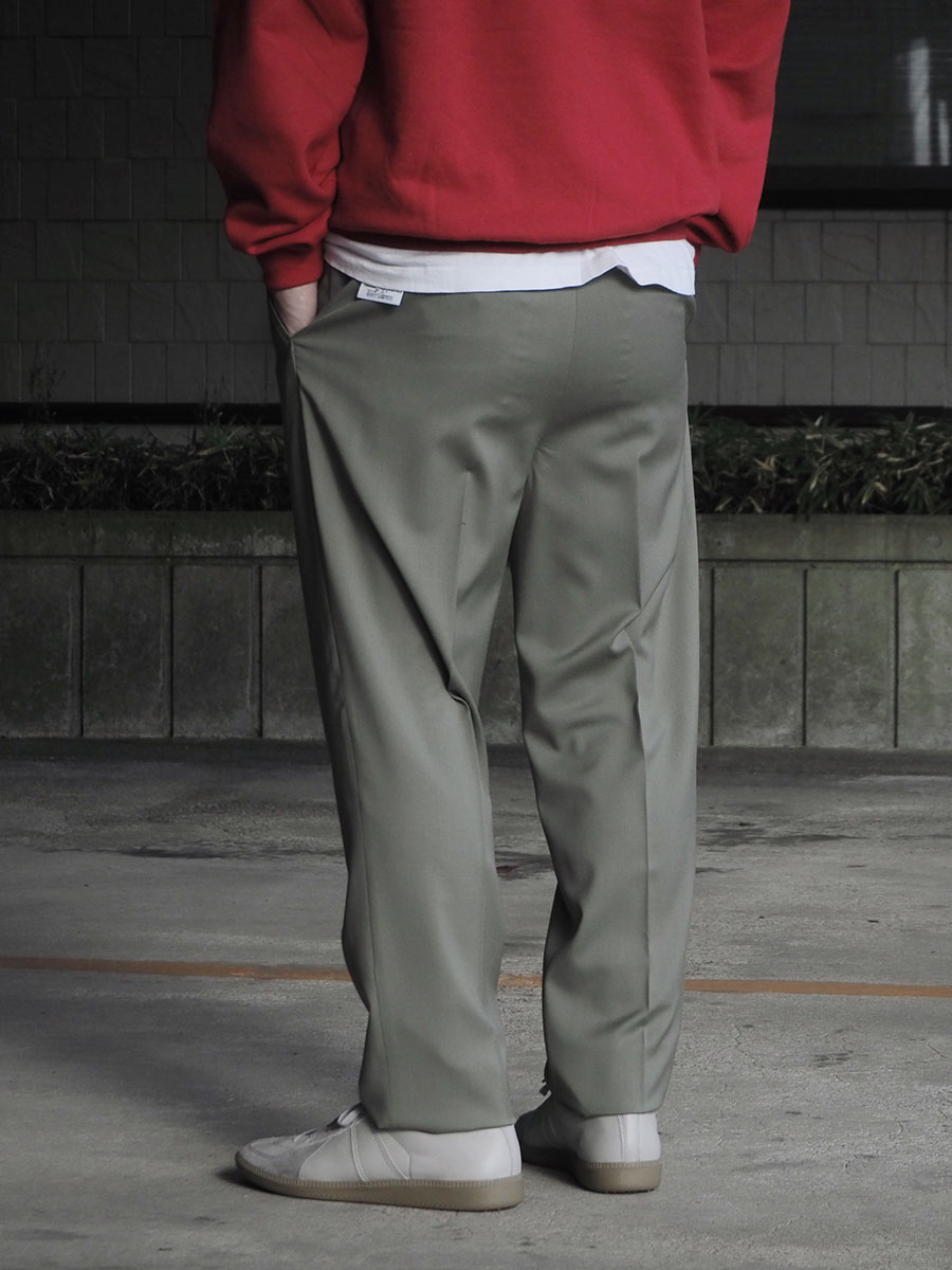 人気品！ WACKOMARIA ワコマリア パンツ チャコール グレー 灰色 M DECKIES ⁄ PLEATED TROUSERS ディッキーズ ダブルネーム ワークパンツ