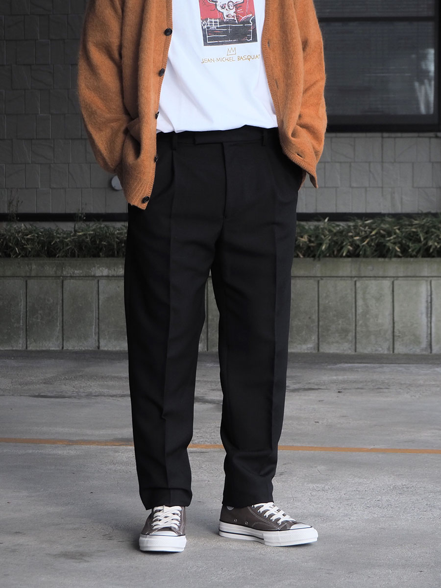 人気品！ WACKOMARIA ワコマリア パンツ チャコール グレー 灰色 M DECKIES ⁄ PLEATED TROUSERS ディッキーズ ダブルネーム ワークパンツ