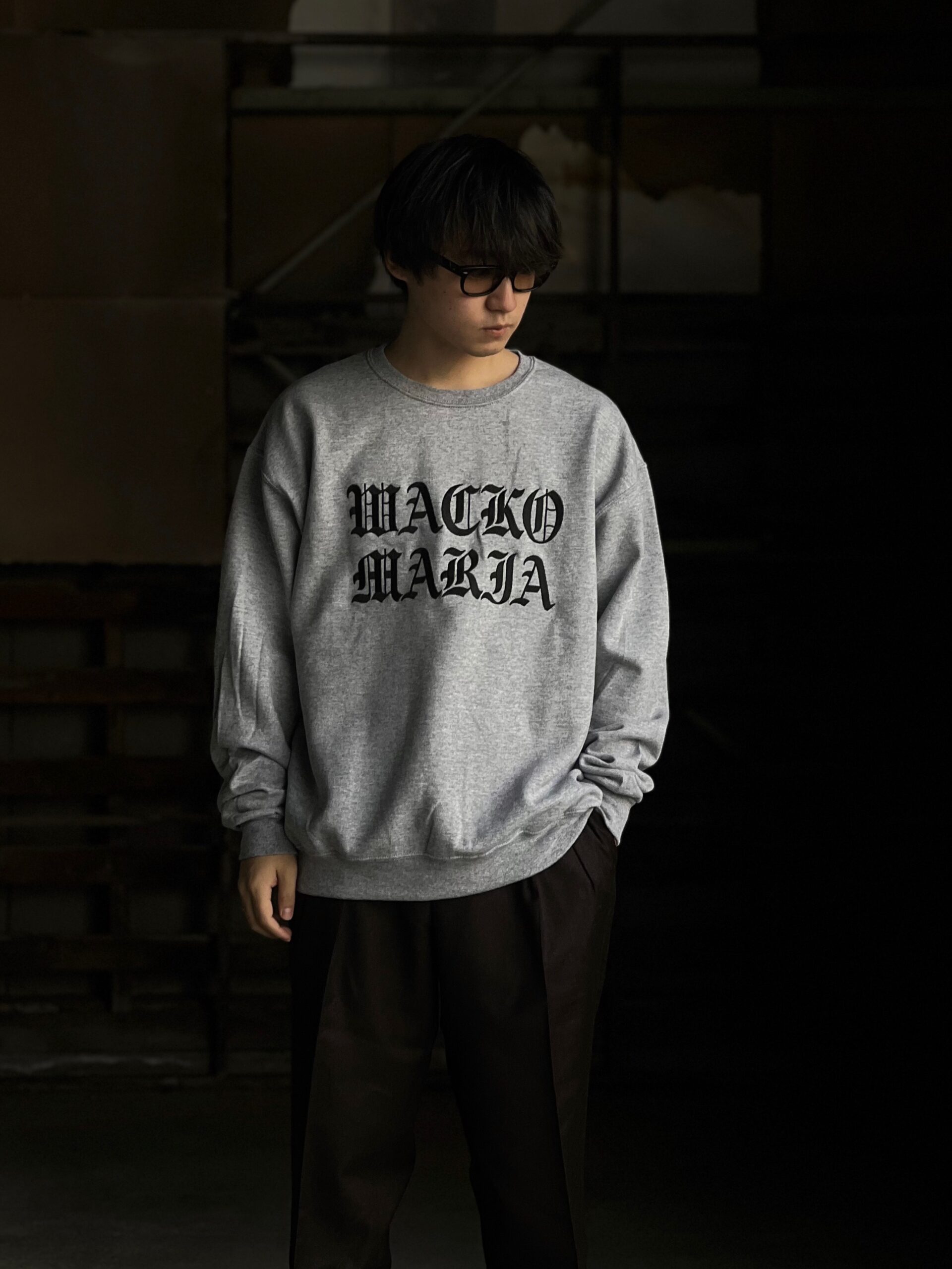WACKO MARIA】- CREW NECK SWEAT SHIRT・TIM LEHI HAWAIIAN WACKO MARIA】- CREW NECK SWEAT SHIRT・TIM LEHI HAWAIIAN