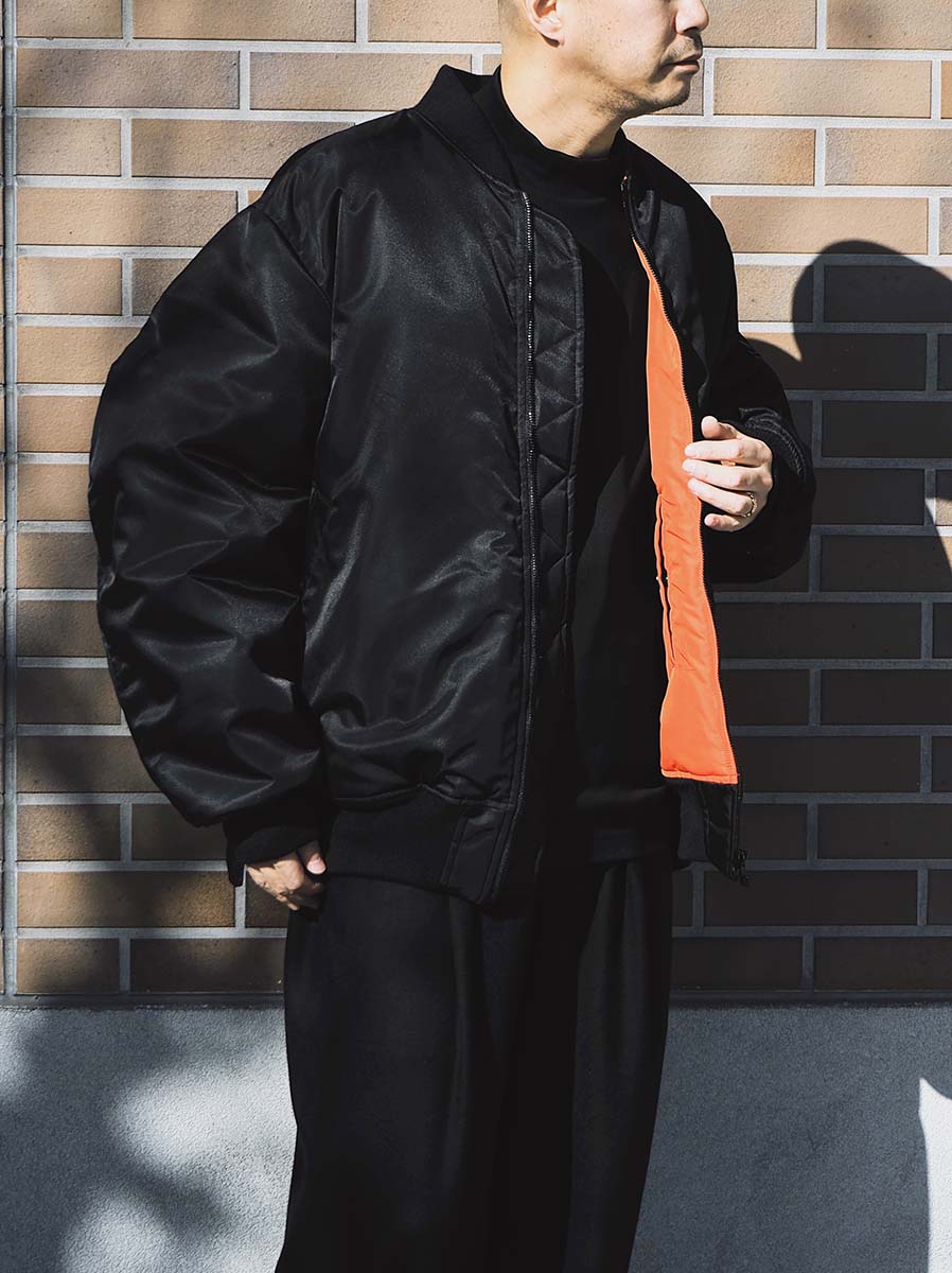 WEWILL ウィーウィル MA-1 WA-1 JACKET Black W-011-3001 d