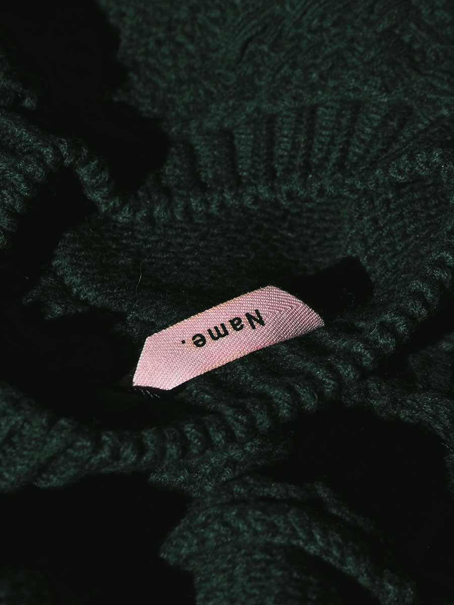 Name. for CIENTO】PATCHWORK KNIT SWEATER – EXCLUSIVE COLOR