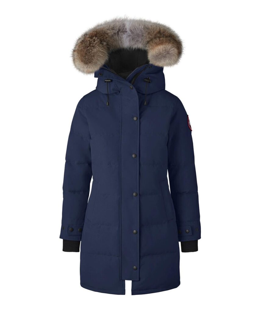 CANADA GOOSE Shelburne Parka Fusion Fit Heritage cotton Fur hood down coat Jacket outerwear 3802L black XS
