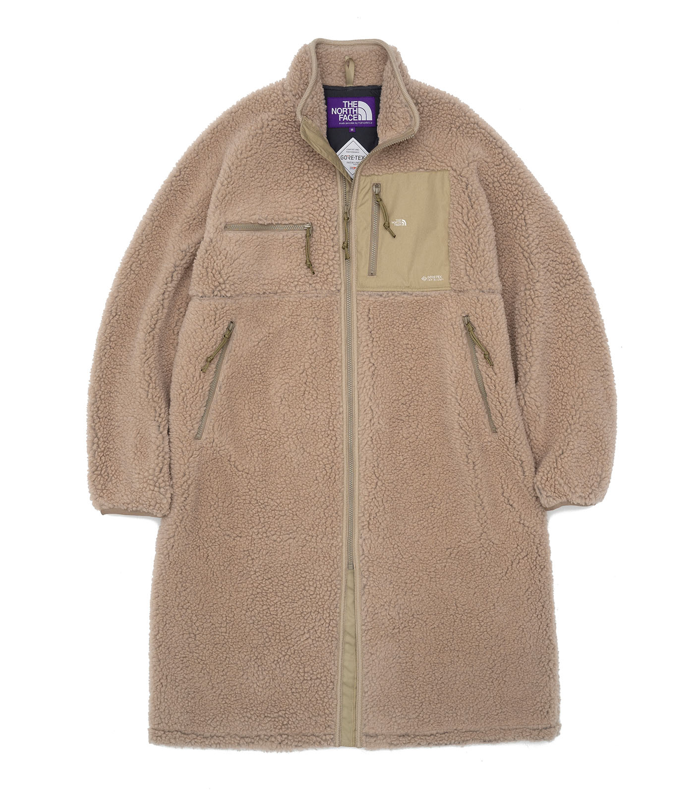 Wool Boa Fleece Field Coat THE NORTH FACE PURPLE LABEL