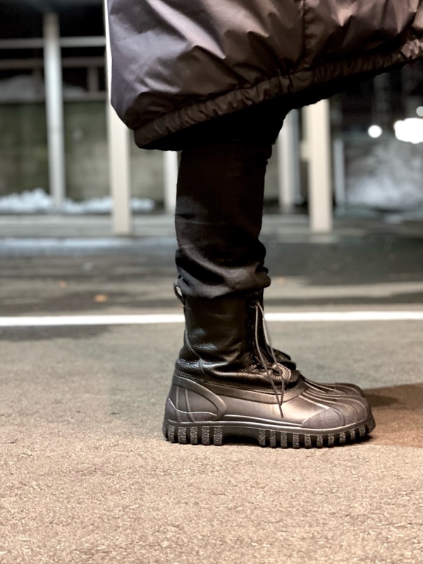 ノンネイティブ　WORKER DUCK BOOTS COW LEATHER