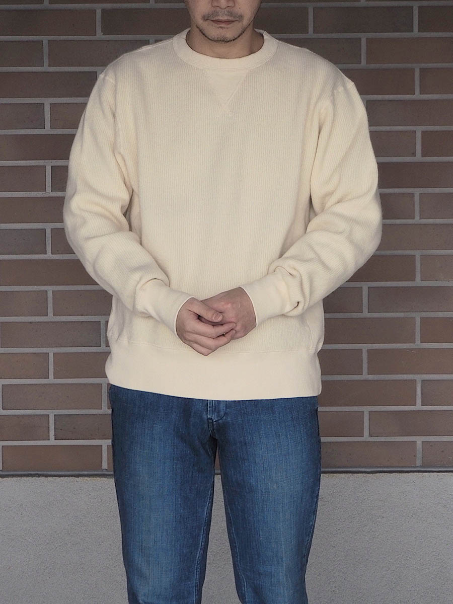 WEWILL ウィーウィル CLASSIC SWEATSHIRT スウェット ニット Ivory d