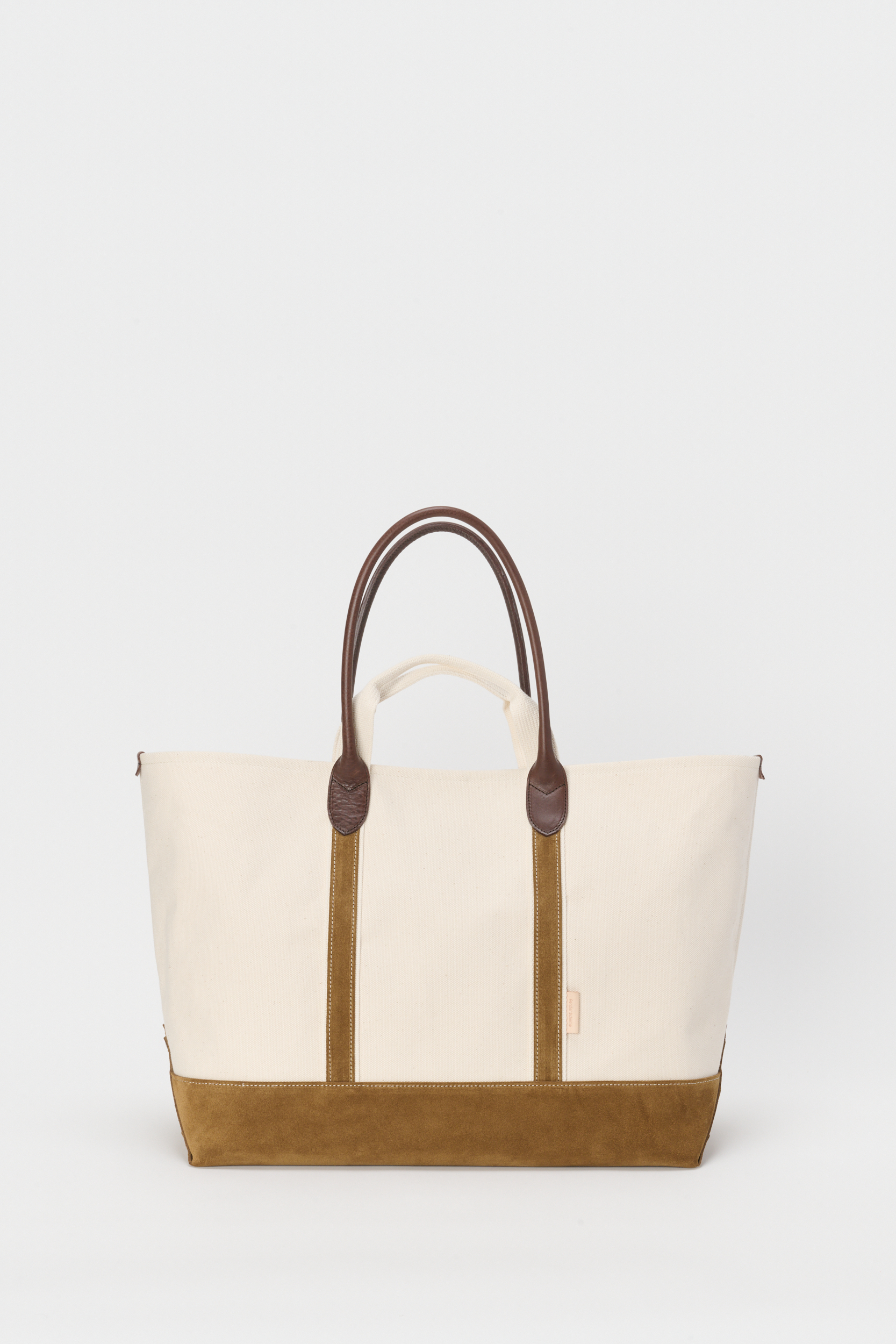 Hender Scheme campus suede handle tote L_camel エンダースキーマ トートバッグ 正規取扱店 公式通販 送料無料