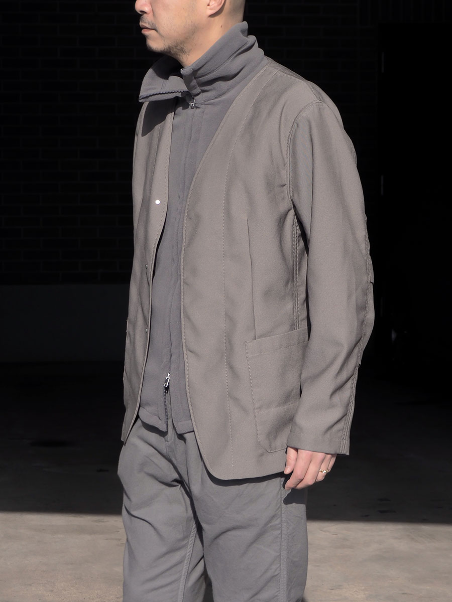 nonnative_SOLDIER JACKET_POLY TWILL _CEMENT_NN-J4208