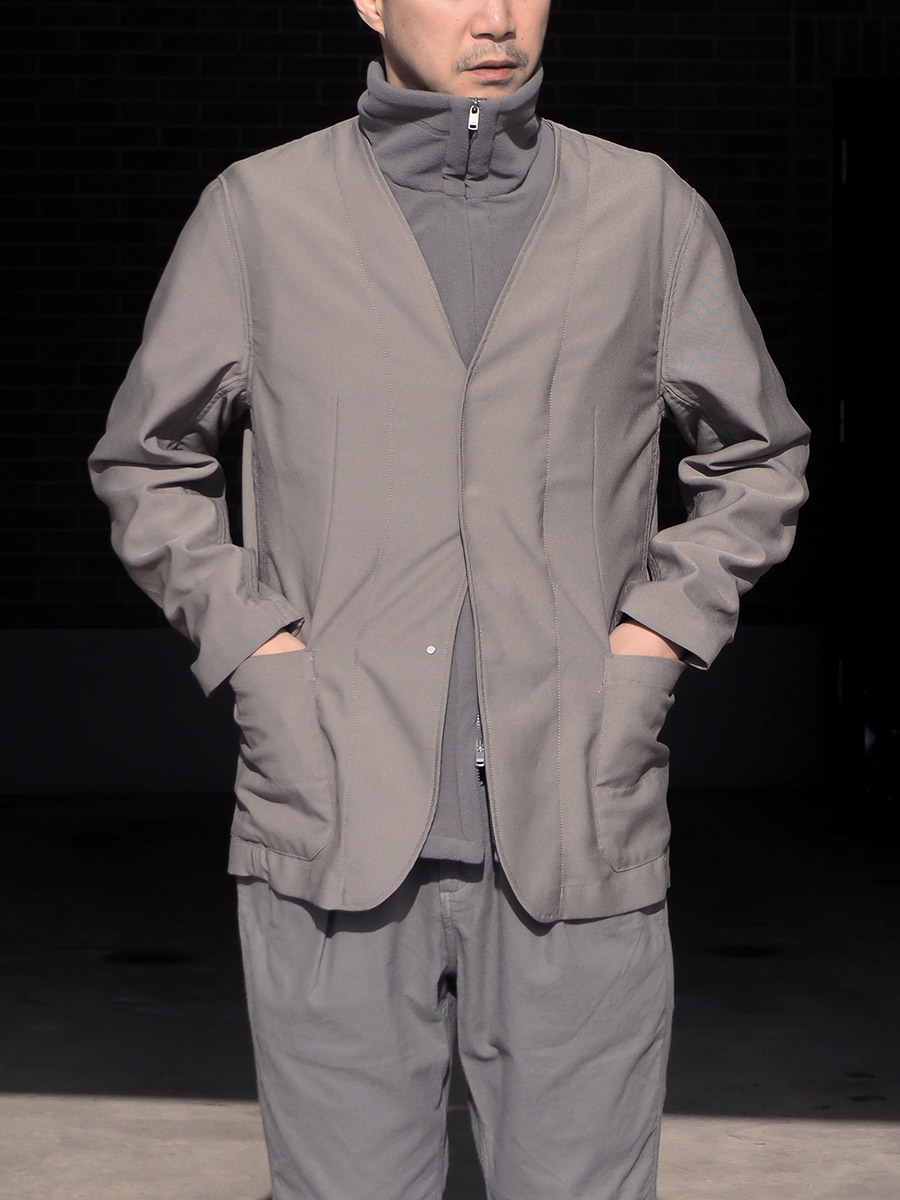 nonnative_SOLDIER JACKET_POLY TWILL _CEMENT_NN-J4208