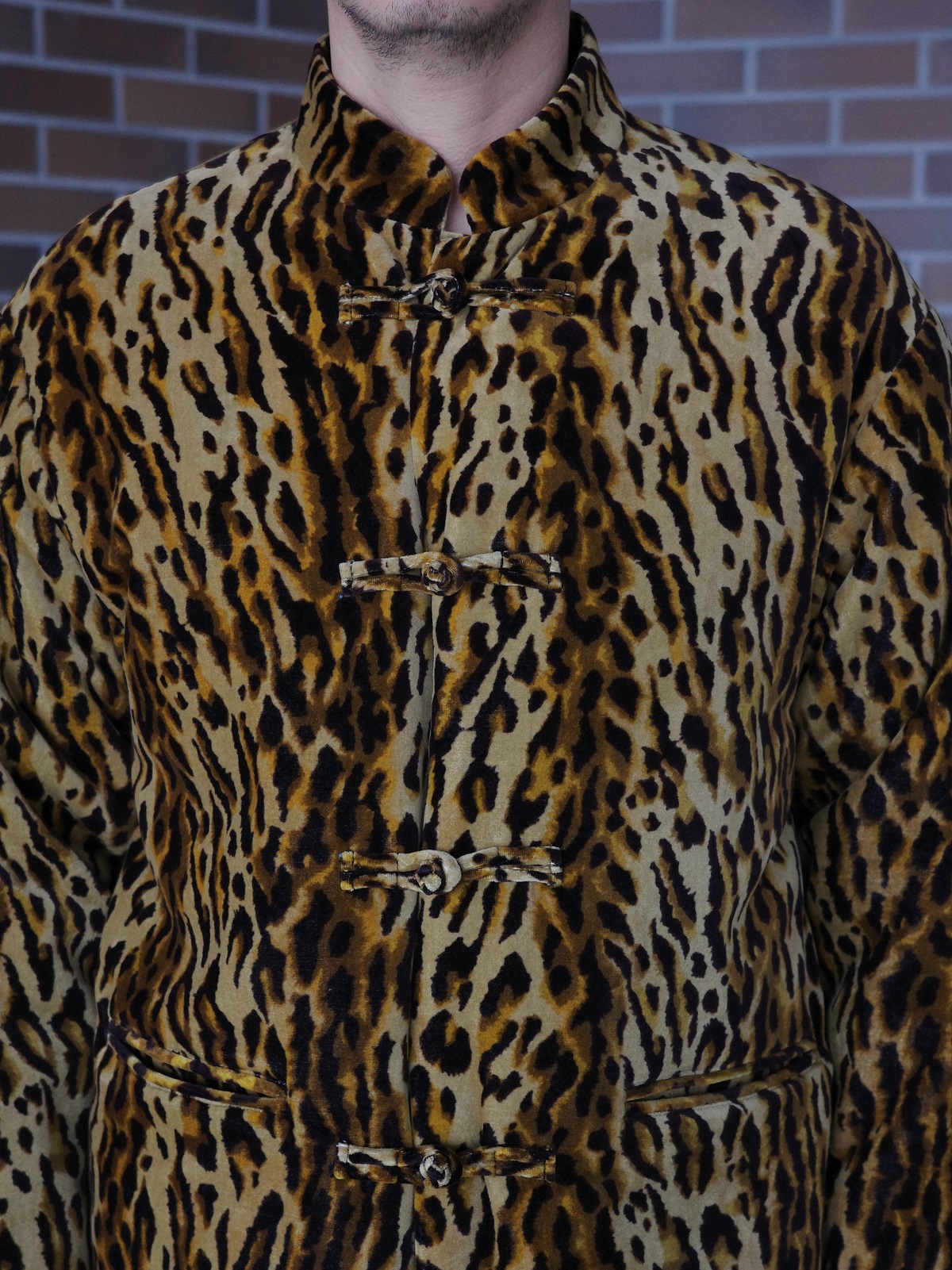 WACKO MARIA ワコマリア LEOPARD KUNG-FU JACKET