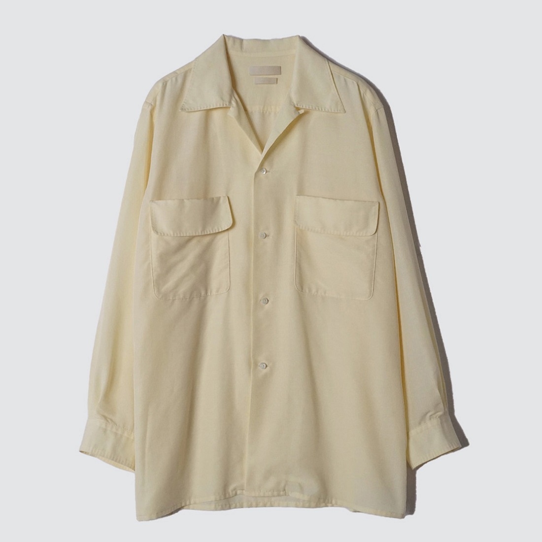 YOKE ヨーク OPEN COLLAR SHIRT NO : YK23SS0478SH COLOR : CREAM