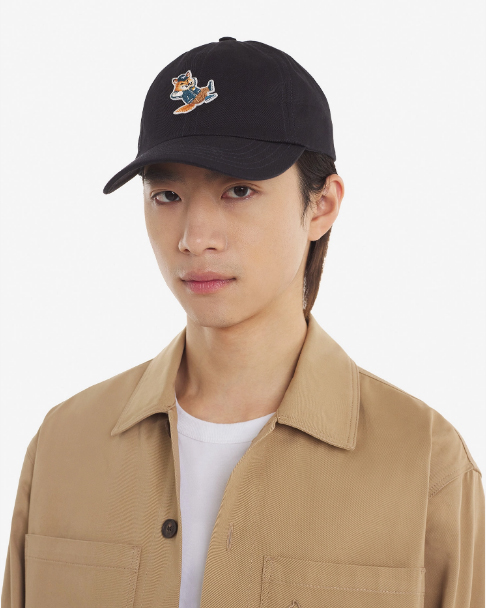 maison kitsune メゾンキツネ DRESSED FOX 6P CAP キャップ 帽子 2023年春夏