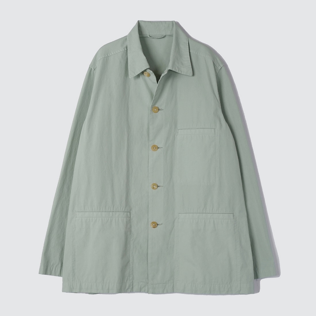 YOKE ヨーク GARMENT DYE LOOSE COVERALL JACKET NO : YK23SS0457B COLOR : MIST GREEN