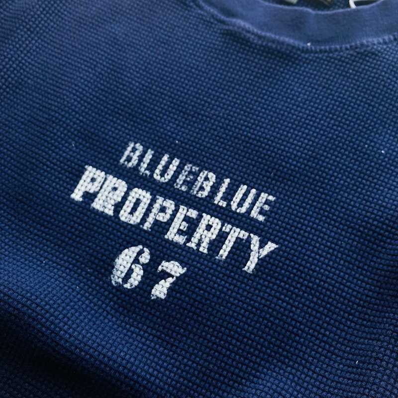 BLUE BLUEから、チャイナジャケットとサーマルのロンTが到着です