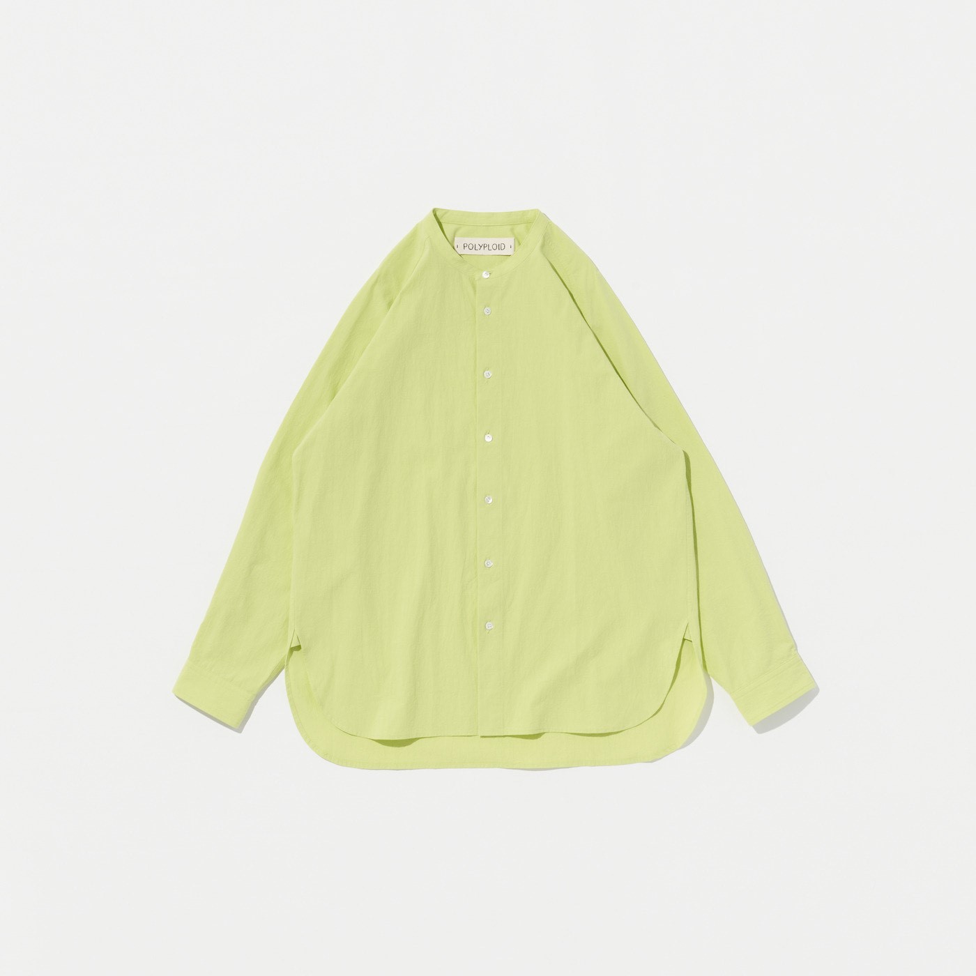 トップス POLYPLOID RAGLAN STAND COLLAR SHIRT C POLYPLOID (ポリプロイド) RAGLAN STAND COLLAR SHIRT C