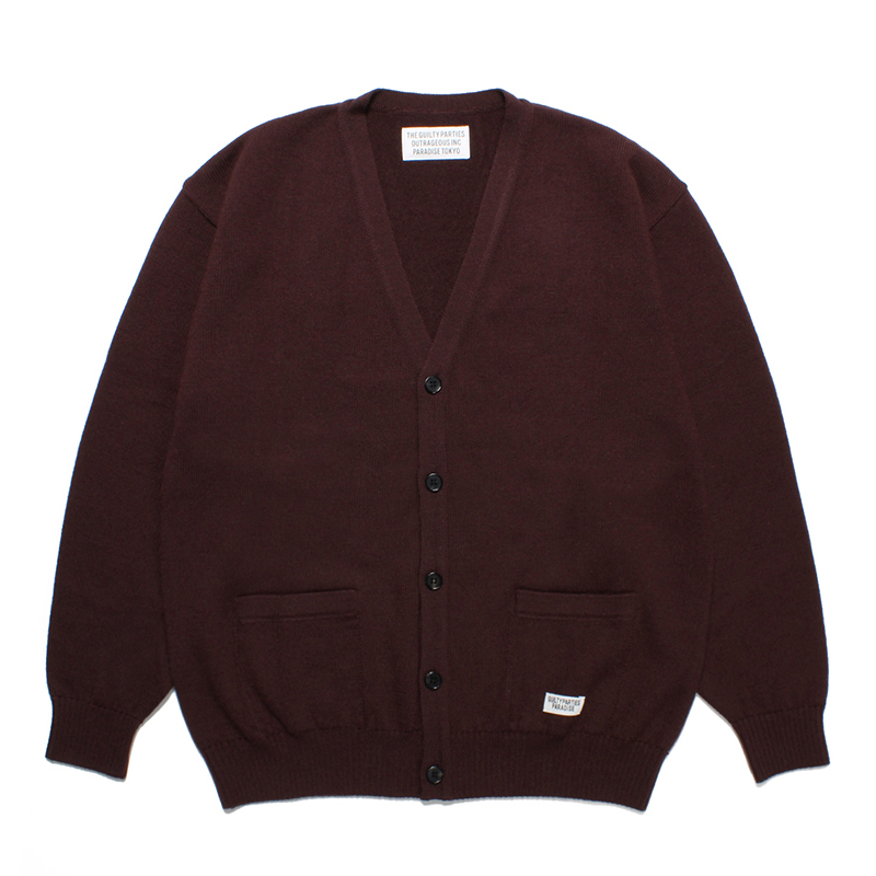 WACKO MARIA CLASSIC CARDIGAN ワコマリア クラシックカーディガン 2023年春夏新作 正規取扱店 公式通販 送料無料