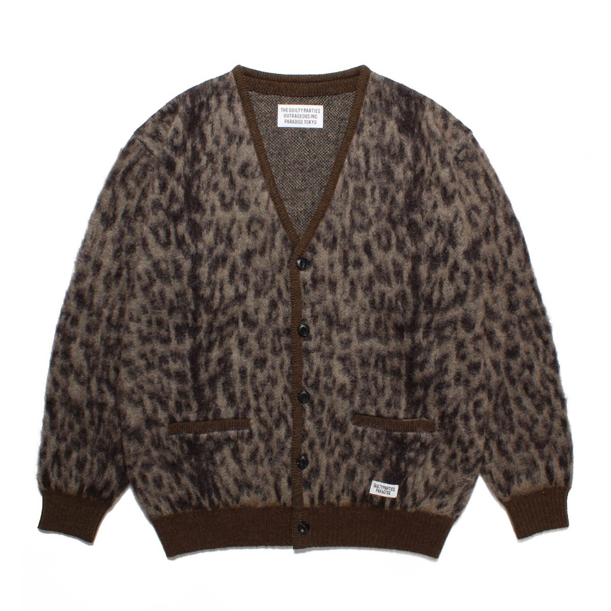 WACKO MARIA】-LEOPARD MOHAIR CARDIGAN- | CIENTO BLOG