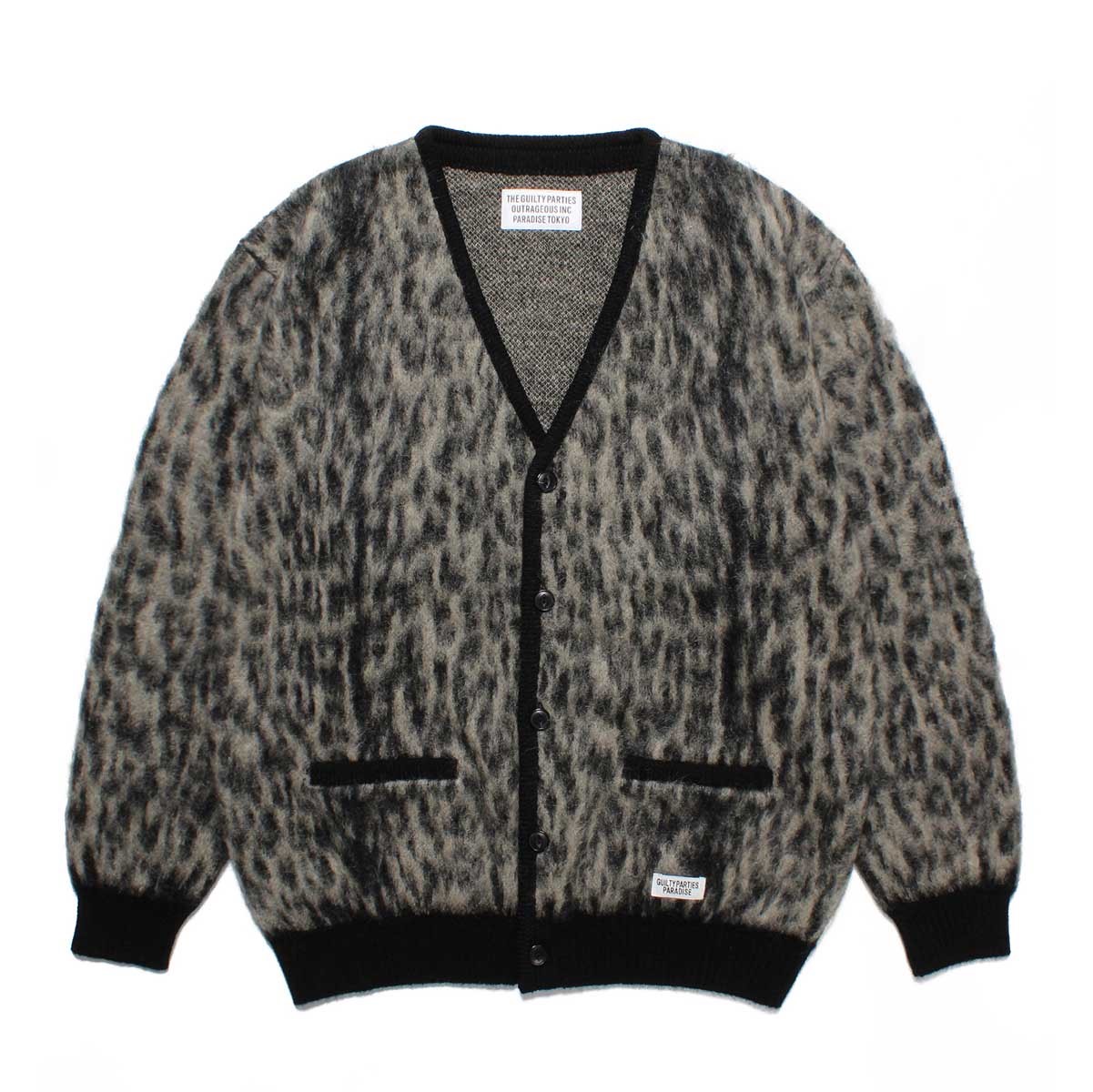 WACKO MARIA】-LEOPARD MOHAIR CARDIGAN- | CIENTO BLOG