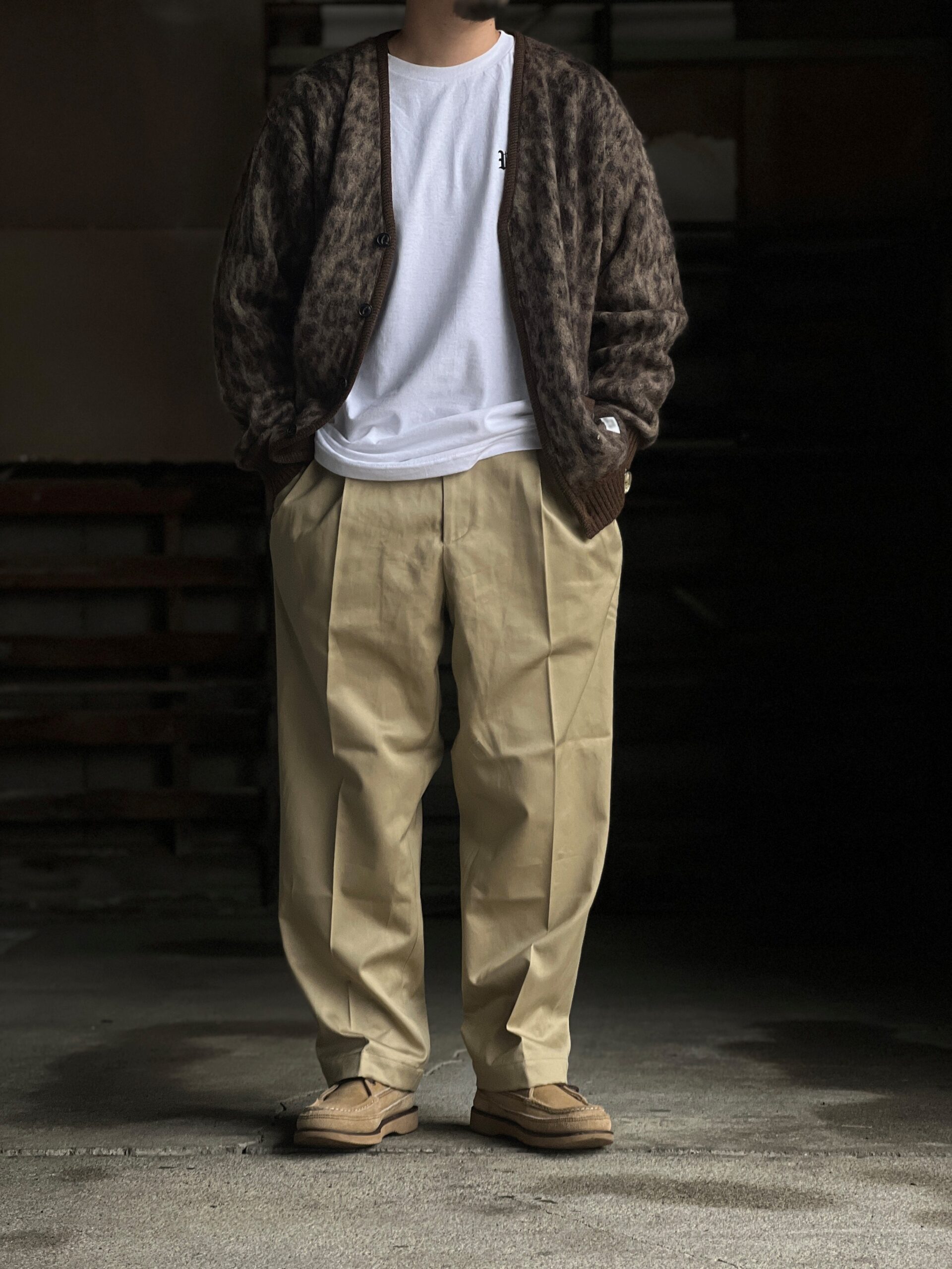 ☆安心の定価販売☆】 ワコマリア DOUBLE PLEATED CHINO TROUSERS 23AW