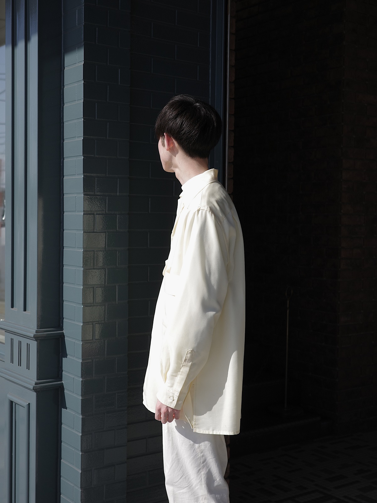 YOKE ヨーク OPEN COLLAR SHIRT NO : YK23SS0478SH COLOR : CREAM