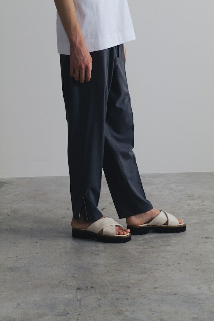 cinoh チノ WOOL/POLYESTER TWILL RELAX PANTS パンツ スラックス 