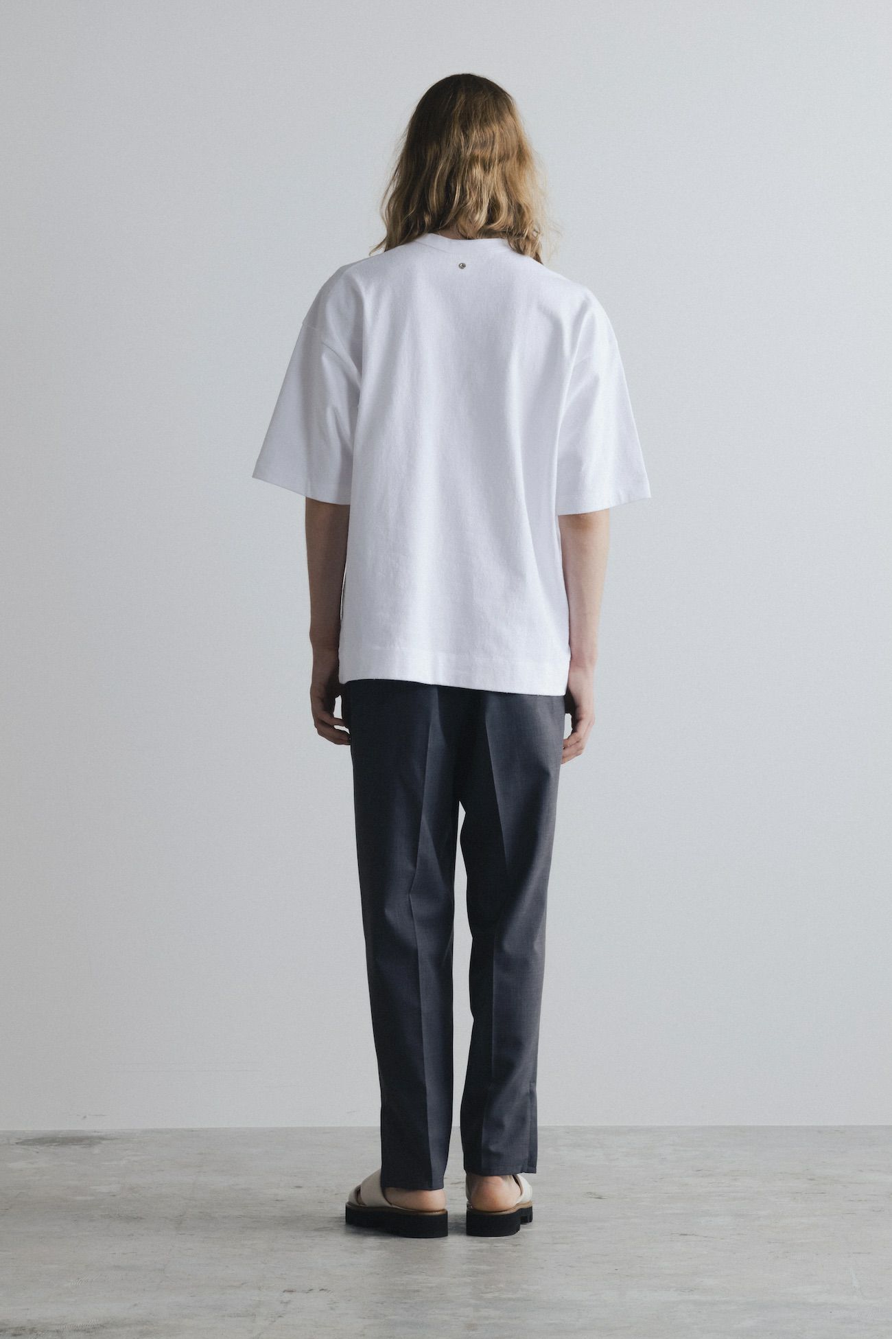 cinoh チノ WOOL/POLYESTER TWILL RELAX PANTS パンツ スラックス 