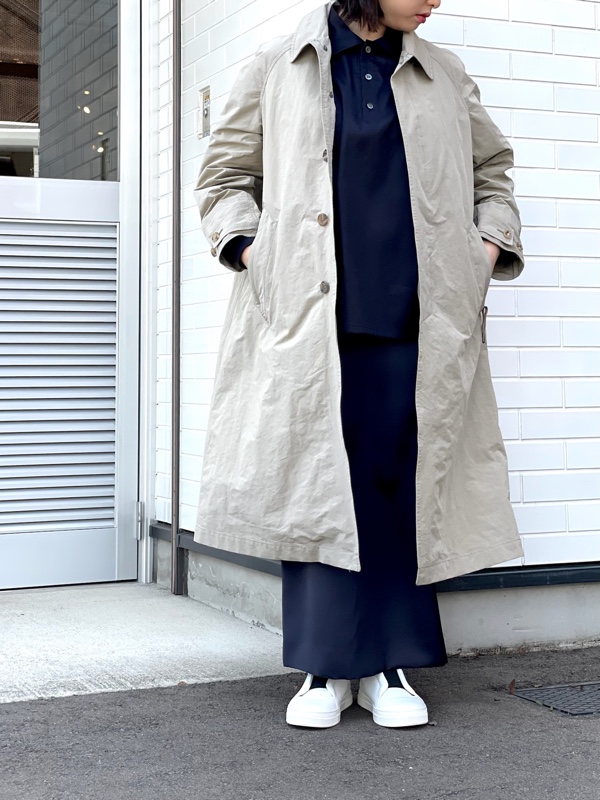 SCYE】名品 “P/N Powdery Taffeta Balmacaan Coat” | CIENTO BLOG