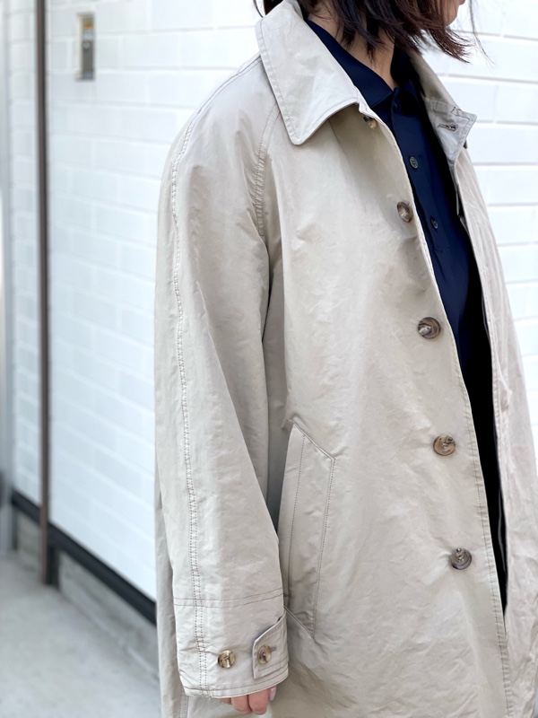 SCYE】名品 “P/N Powdery Taffeta Balmacaan Coat” | CIENTO BLOG