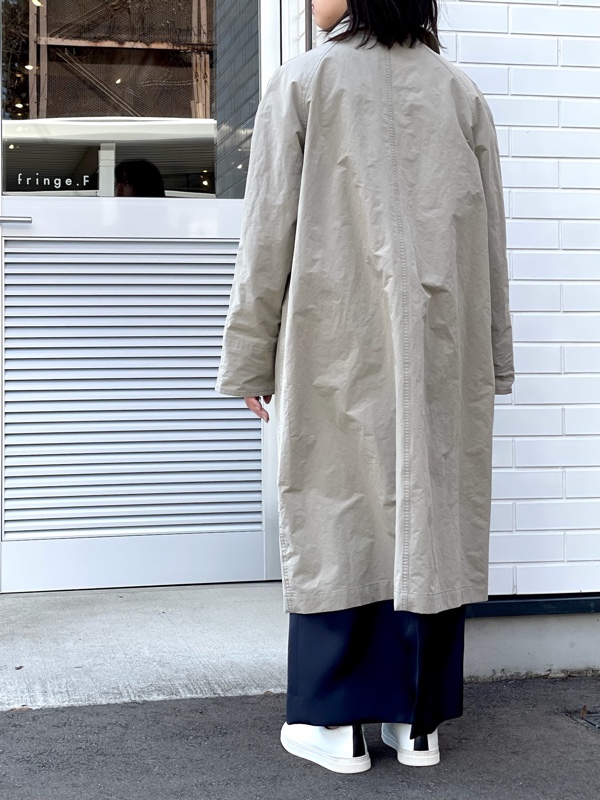 SCYE】名品 “P/N Powdery Taffeta Balmacaan Coat” | CIENTO BLOG