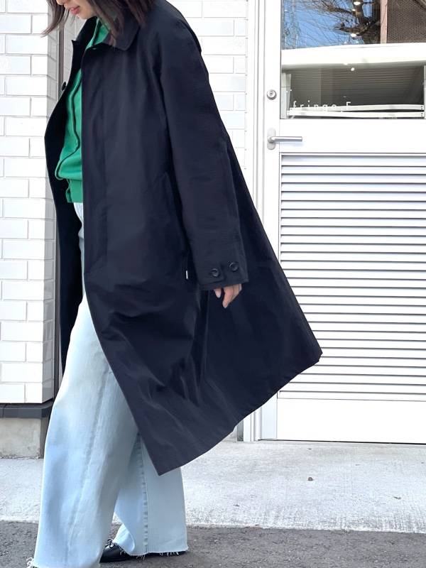 SCYE】名品 “P/N Powdery Taffeta Balmacaan Coat” | CIENTO BLOG